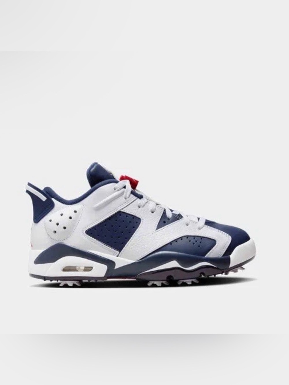 Nike Jordan Retro 6 G Golf Shoes Sneakers White/Midnight Navy DV1376-101 M Sz 7 - Picture 2 of 9